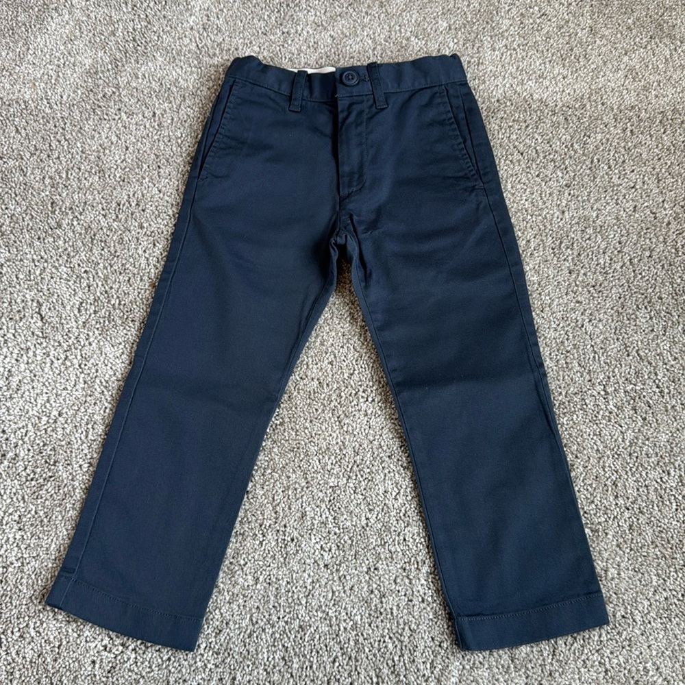 J Crew Boys' slim pant in flex chino Legacy Blue Size 3